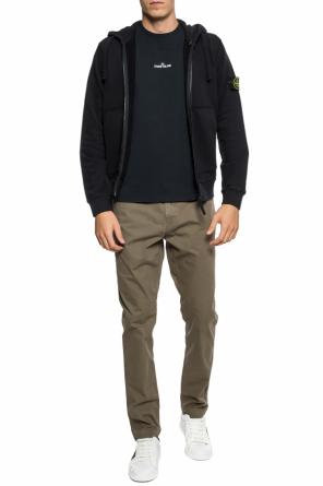 Sweatshirt with a logo application, zdjęcie 2 Sweatshirt with a logo application od Stone Island